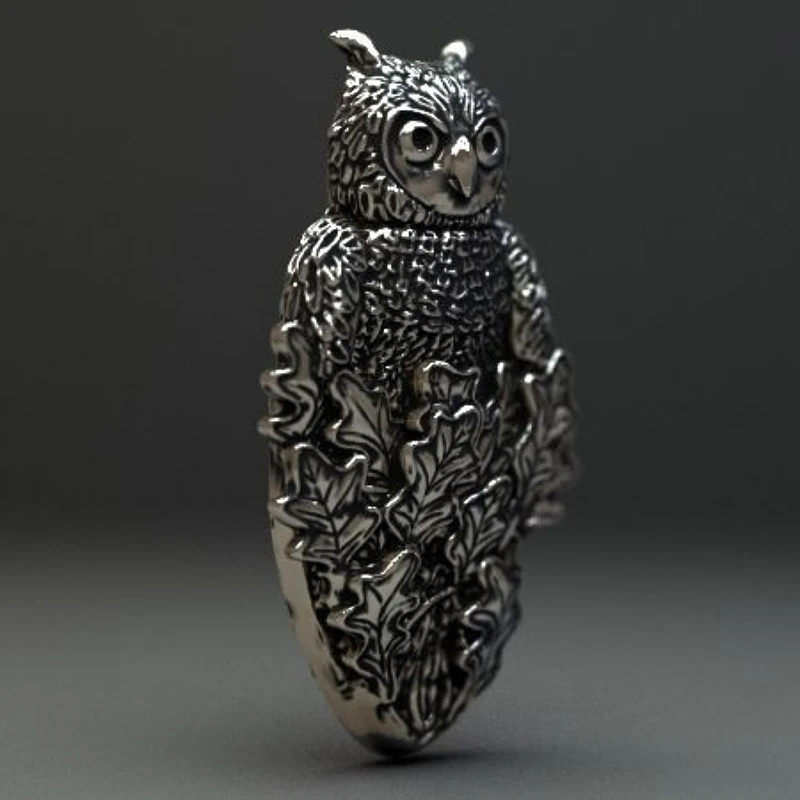 Fashionable Income Exquisite Owl Necklace The Lord of the Night King   Sky  Pendant High Quality  Gift Girls