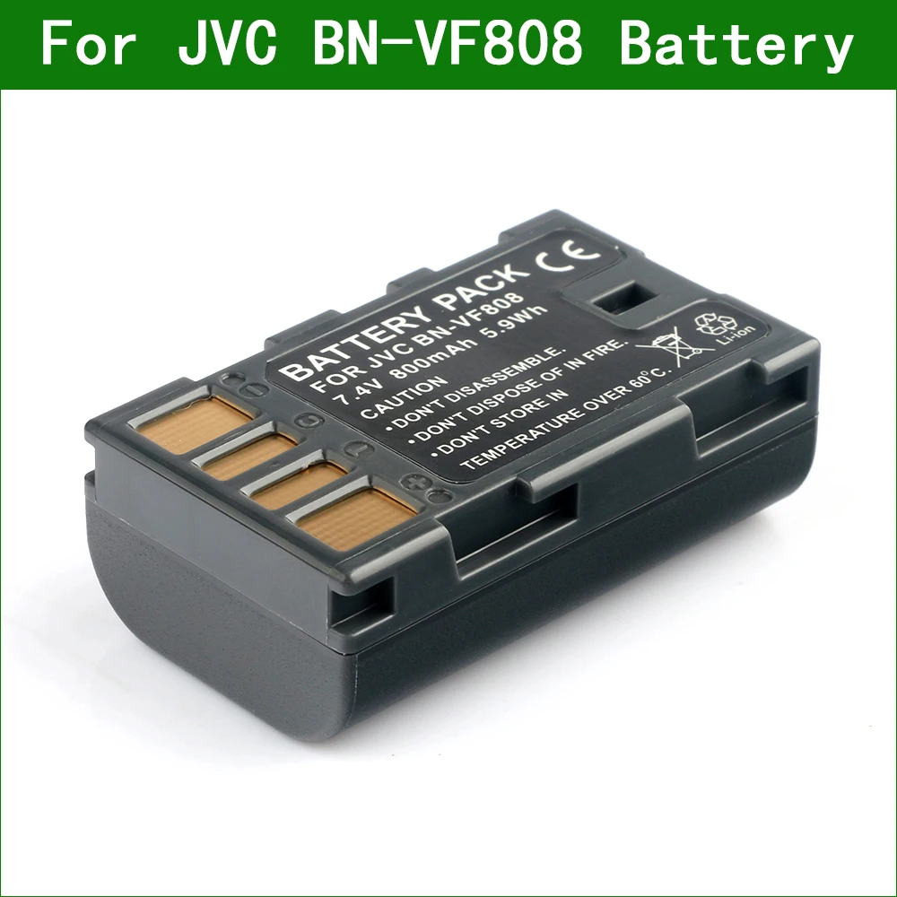 BN-VF808 BN-VF815 BN-VF823 Digital Camera Battery for JVC GZ-MG133 GZ-MG150 GZ-MG175 GZ-MG255 GZ-MG555 GZ-MG575 GR-D770 GZ-HD3