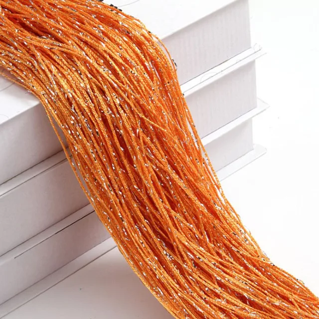 Nieuwe Glanzende Kwastje Zilveren Lijn String Gordijn 100x200 cm Volant Woonkamer Divider Bruiloft DIY Home Decor