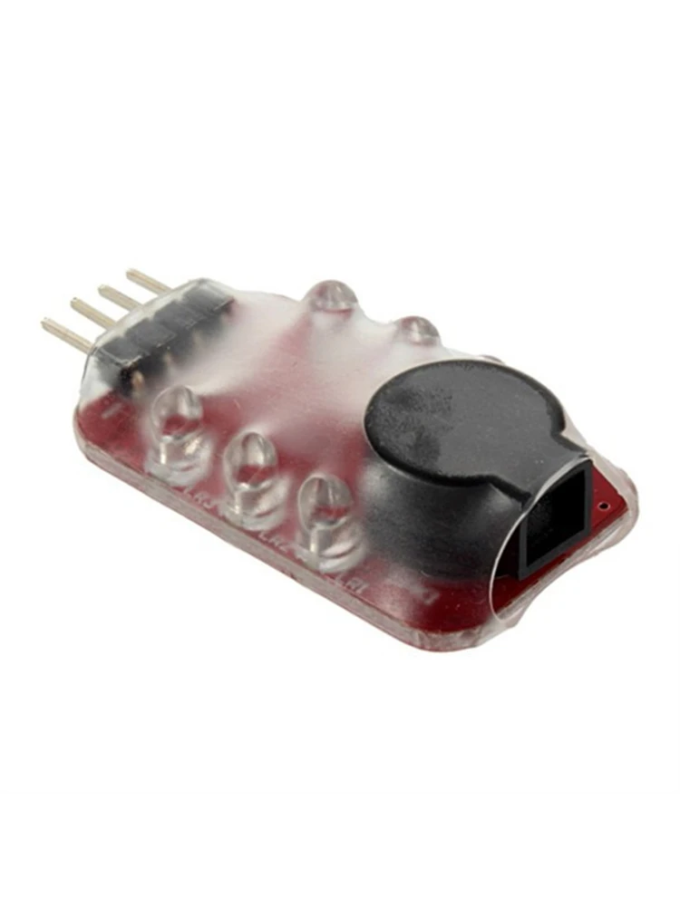 1pcs 7.4V-11.1V 2S-3S Cell Lipo Battery low voltage Alarm Buzzer Speaker LED indicator Dropship