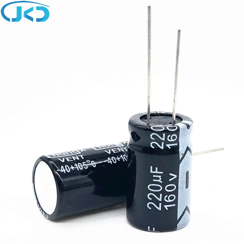 5pcs/lot 160V 220UF 16*26mm 20% RADIAL aluminum electrolytic capacitor 220000nf 20% 220uf160v