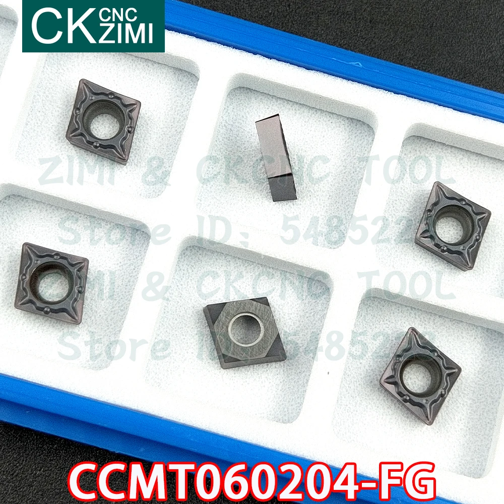 CCMT060204-FG ZM1125 CCMT 060204 FG Sisipan Karbida Alat Sisipan Balik Internal CNC Mesin Putar Kayu Alat Bubut Logam