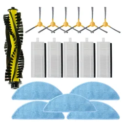 Side Brush + Filter + Mop + Roller Brush For NEATSVOR X500/X600 Robot Vacuum Cleaner Accessory Replacement Kit