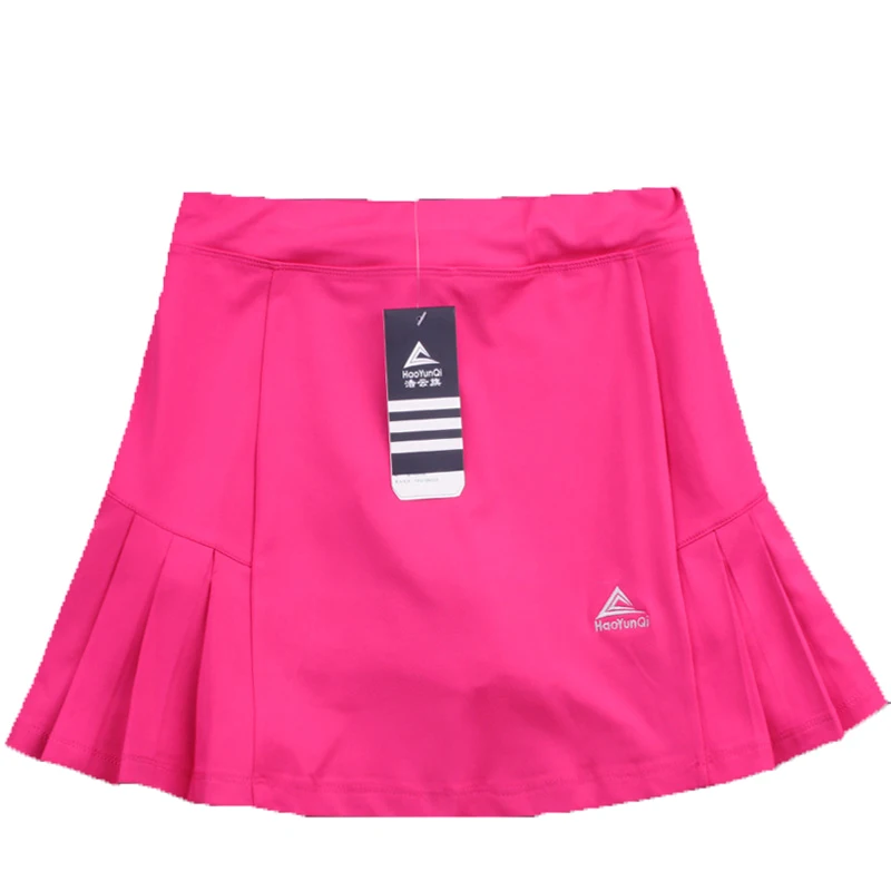 New Women\'s quick-dry sports tennis Culottes badminton short skirt with Safety Shorts, Running sports yoga shorts Skort skirts