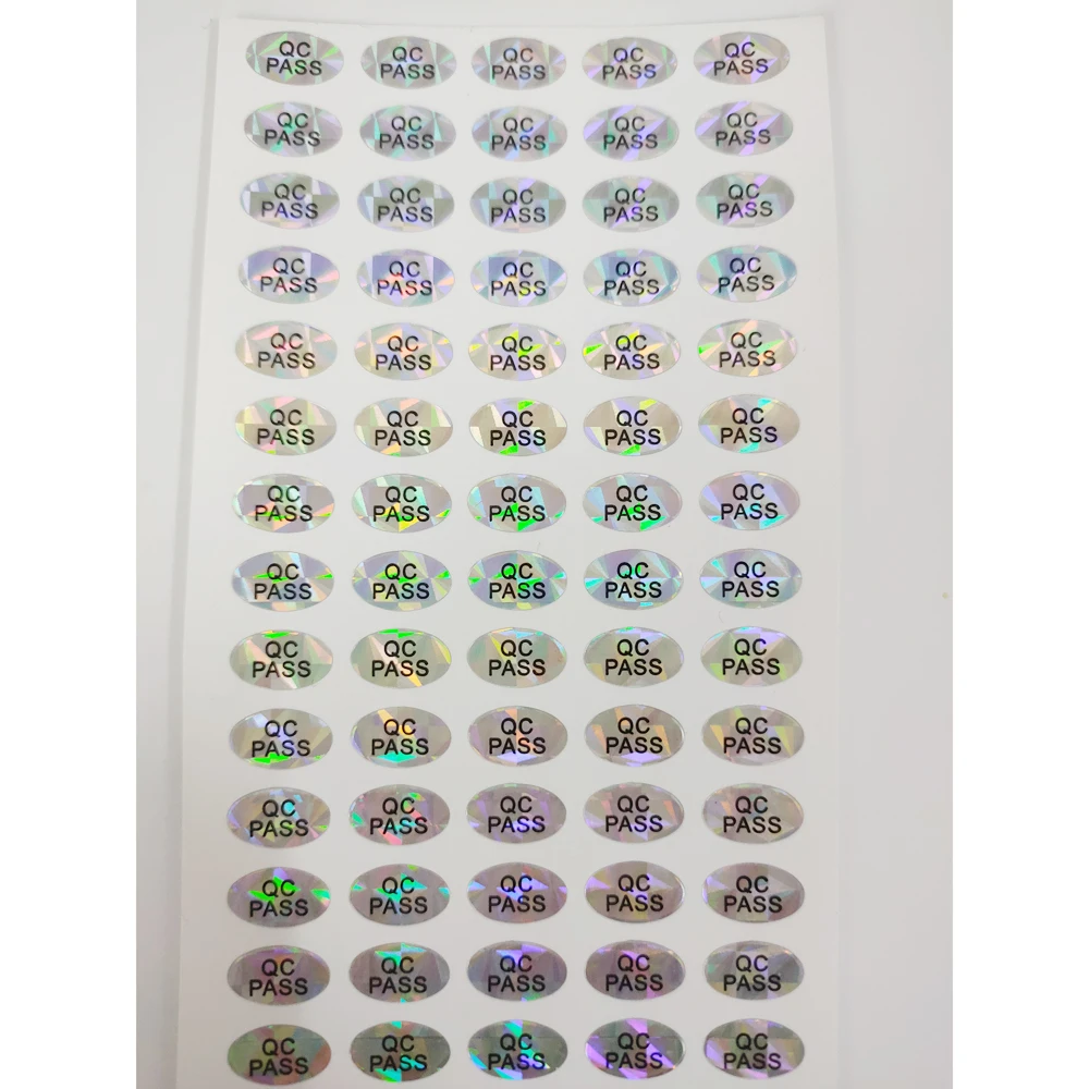 1000pcs 10*6mm QC Passed Hologram Stickers - Image 2