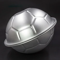 Football Cake Mold Cheesecake Chiffon Cakes Chocolate Jelly Mould Aluminum Alloy Baking Tools Food Grade Ball Shape Kids Gift