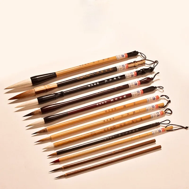 Chinese Painting Brush Set Professional Creation Freehand Landscape Flowers and Birds Hook Line Pen Meticulous Painting Supplies