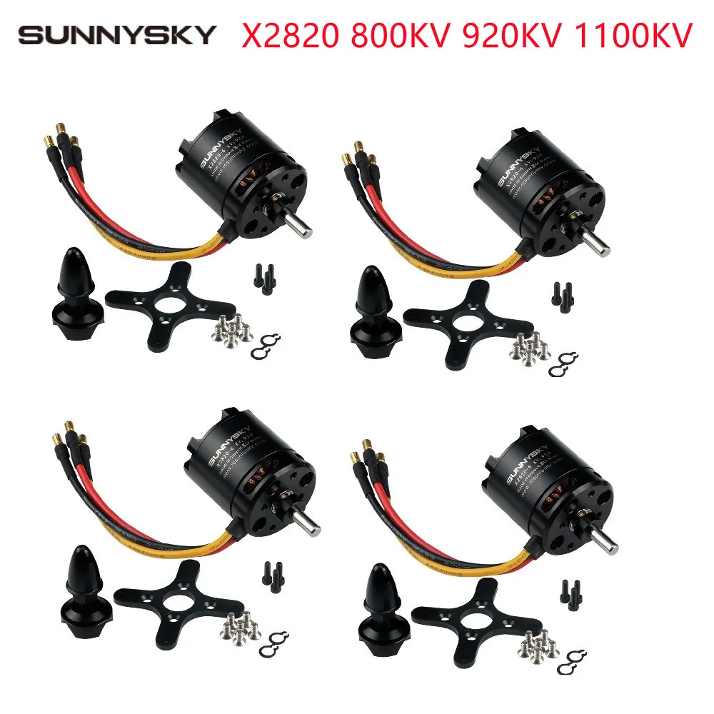 

1/2/4PCS Original SunnySky X2820 800KV 920KV 1100KV Outrunner Brushless Motor Power System For RC Airplane Quadcopter Hexrcopter