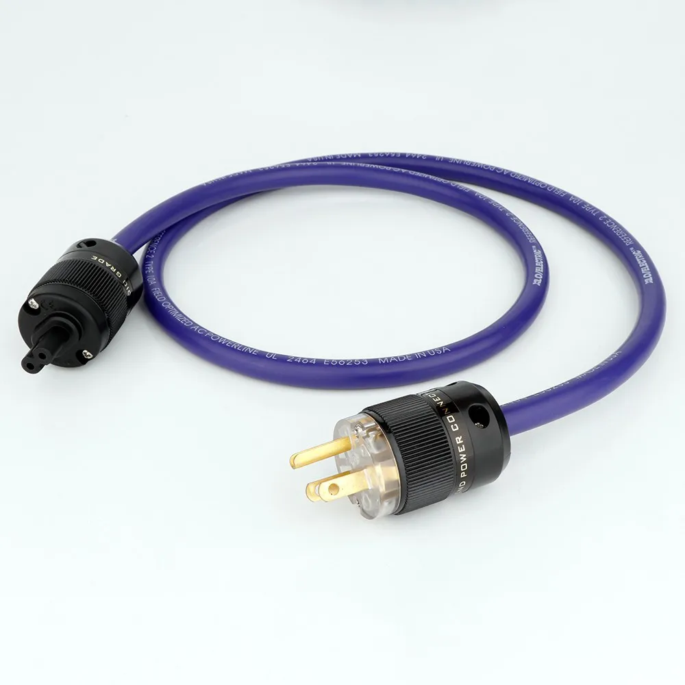 XLO Reference 2 US/ Schuko Power Cord Cable With Figure 8 IEC C7 Female Plug EU supply line electric audio extend cable