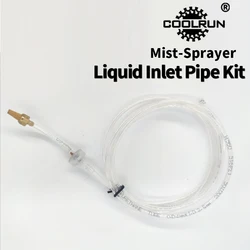 Pu Tube Oil Liquid Inlet Pipe Kit with Filter  One-Way Valve for  Mist Sparyer CNC Lathe Milling Drill Engraving Machine