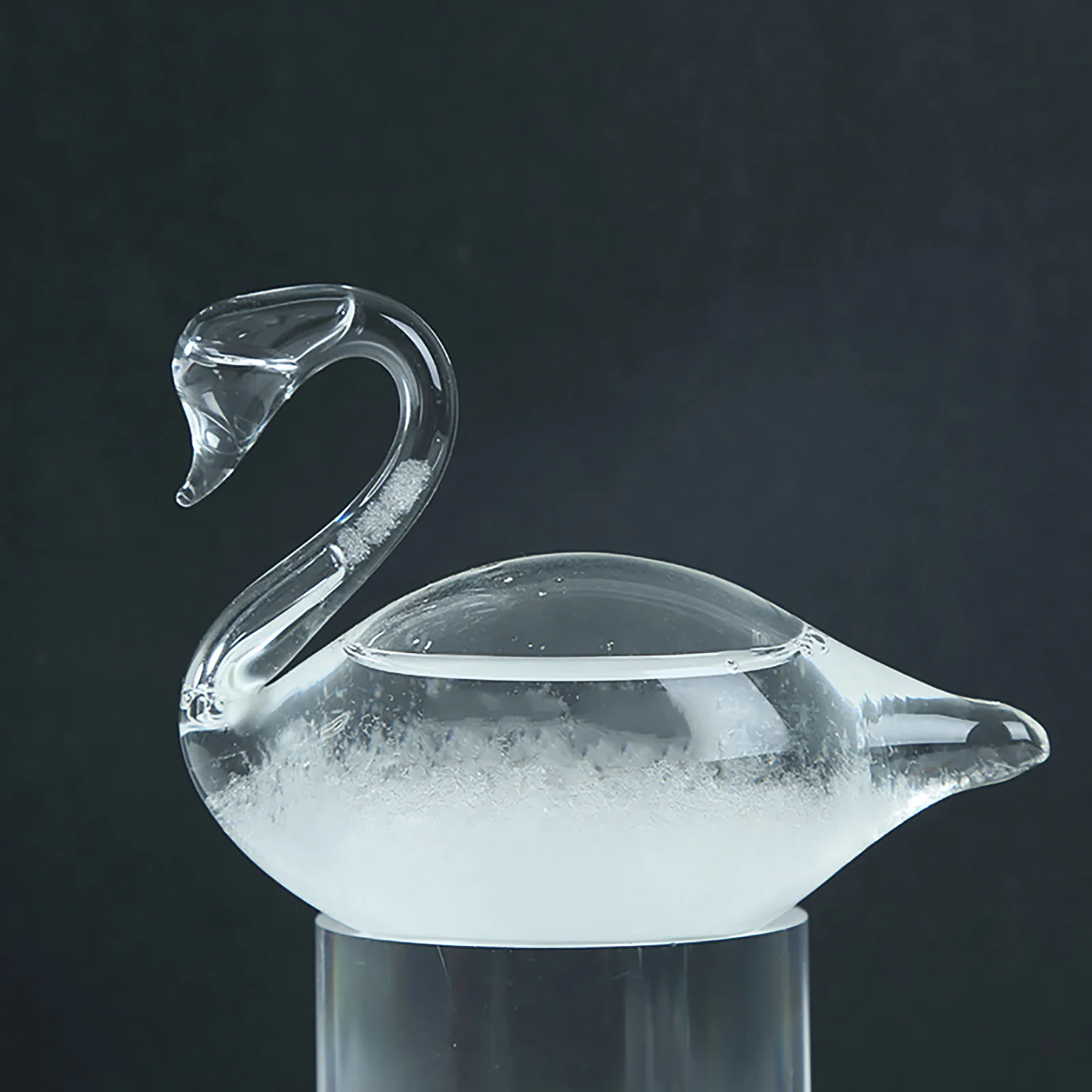 

Christmas Decoration Glass Weather Forecaster Swan Glass Liquid Barometer Valentines Day Birthday Gift Storm Glass Miniatures