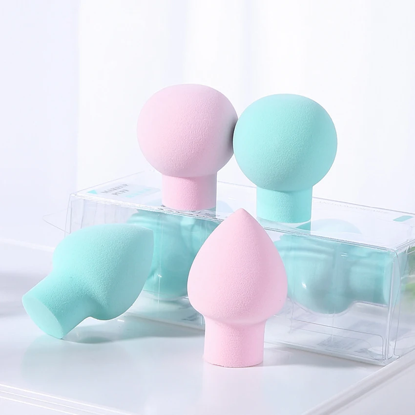 2ชิ้น/เซ็ตนุ่ม Hydrophilic ฟองน้ำแป้งพัฟแต่งหน้าพัฟเครื่องสำอางค์สำหรับสุภาพสตรีคอนซีลเลอร์ BB ครีมพัฟ