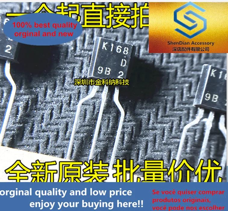 

10pcs only orginal new 2SK168D TO92S Transistor K168 2SK168 NPN transistor MOS field effect tube