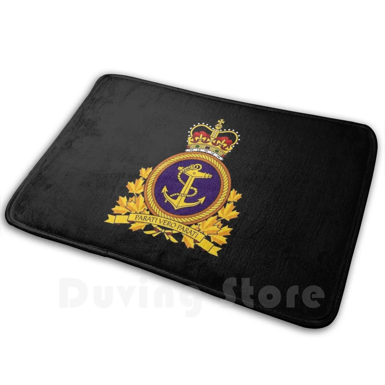 Canada Royal Navy Carpet Mat Rug Cushion Soft Rcn Emblem Canada Royal Navy Royal Navy Command Emblem Canadian Army Army