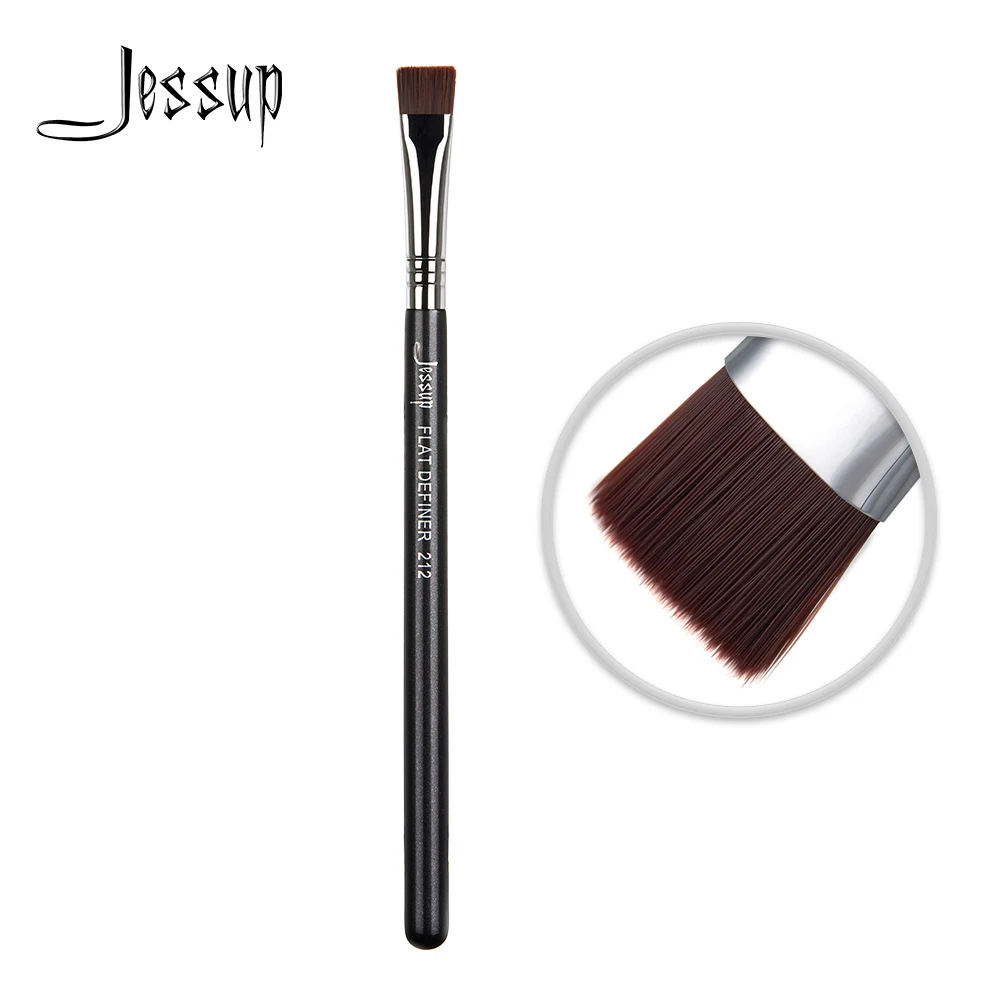 Jessup Eyeliner brush Makeup Fibre hair Flat Definer Powder Liquid Cream 212