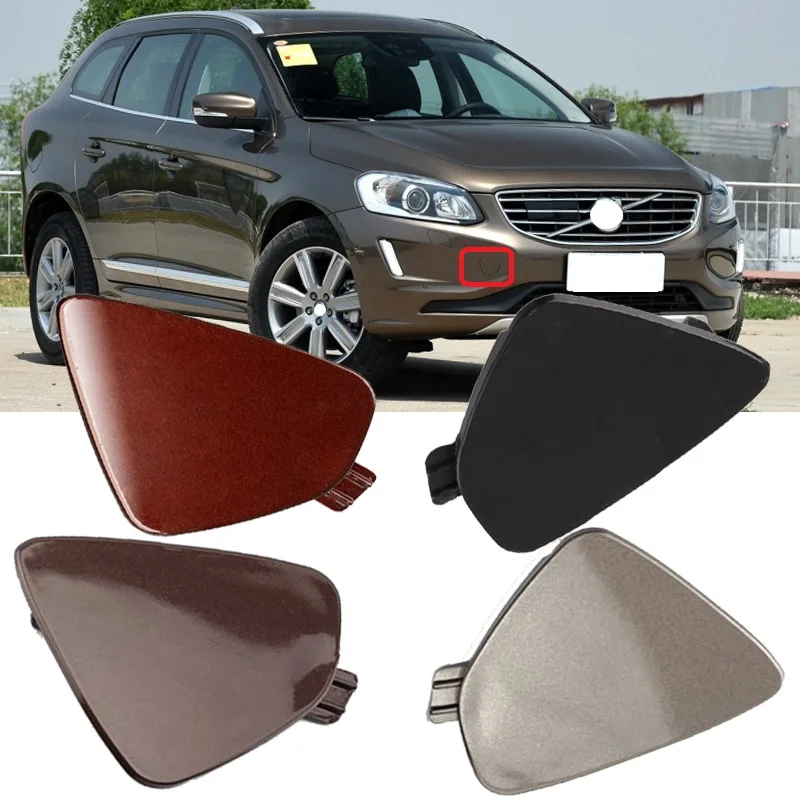 Roavia Front Bumper Trailer Cover For Volvo XC60 2014 2015 2016 2017 Tow Bracket Cover Bumper Tow Hook Cover Cap