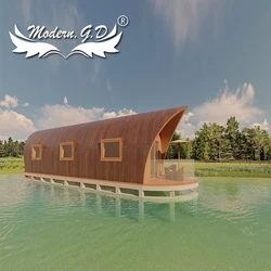 Hot sale boat house building prefabricated Leisure fishing house