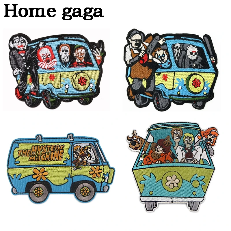 Homegag Dog Movies Horror Killer embroidered iron on patches badge patchwork sewing applique jacket backpack badge sticker D3059