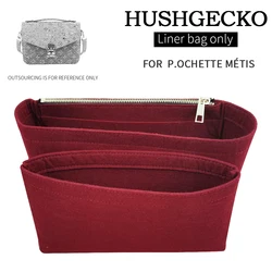 Organizador portátil de viaje para cosméticos Pochette Metis, bolsa de maquillaje, bolsa de viaje, bolso cruzado, hecho a mano, 20 colores