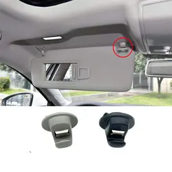5G0857561B Black Grey Sun Visor Clip Hook Holder For VW Golf 7 MK7 2013+ Passat B8 Polo T-Cross Tiguan Touran 2016+