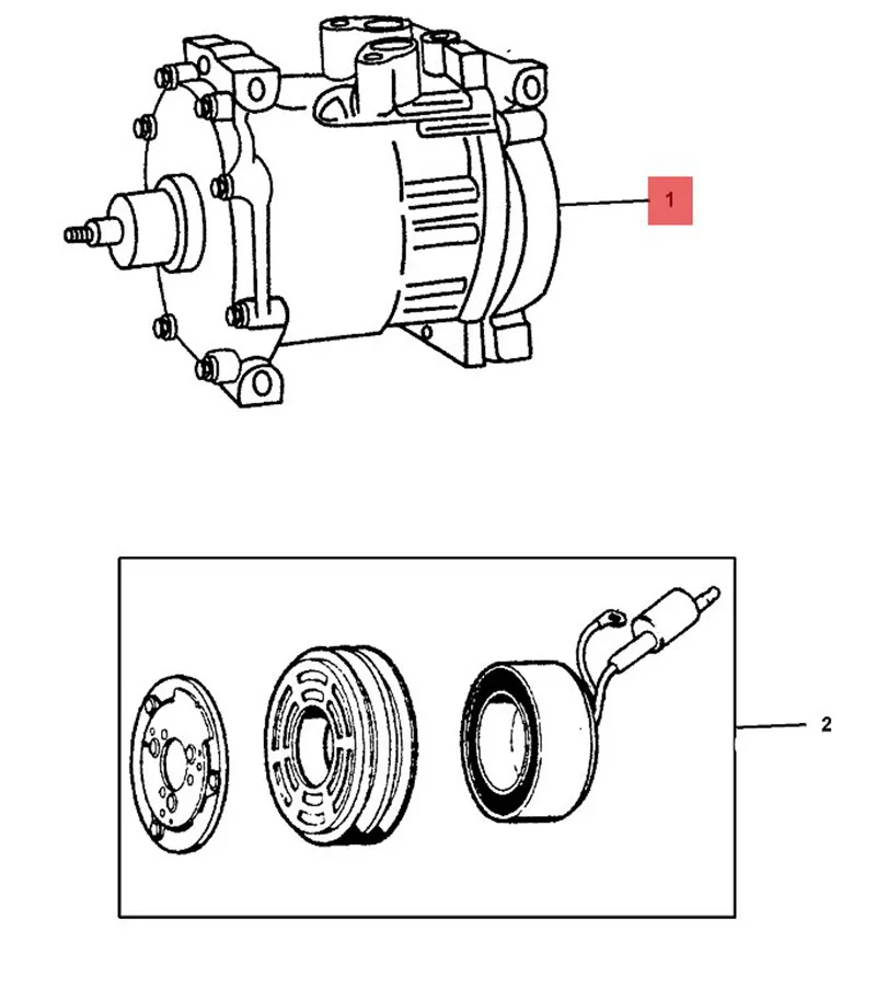 OEM # 55055540AC 55055540AE RL055540AM Repair Kit for Dodge Dakota Durango Ram AC Compressor Clutch Hub 10000545 2041164 6511551