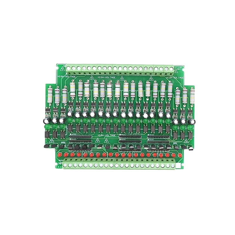 220V Detection Module/ 20 Channels 220V Optocoupler Isolation Module/AC Current Detection/Card Guide Rail