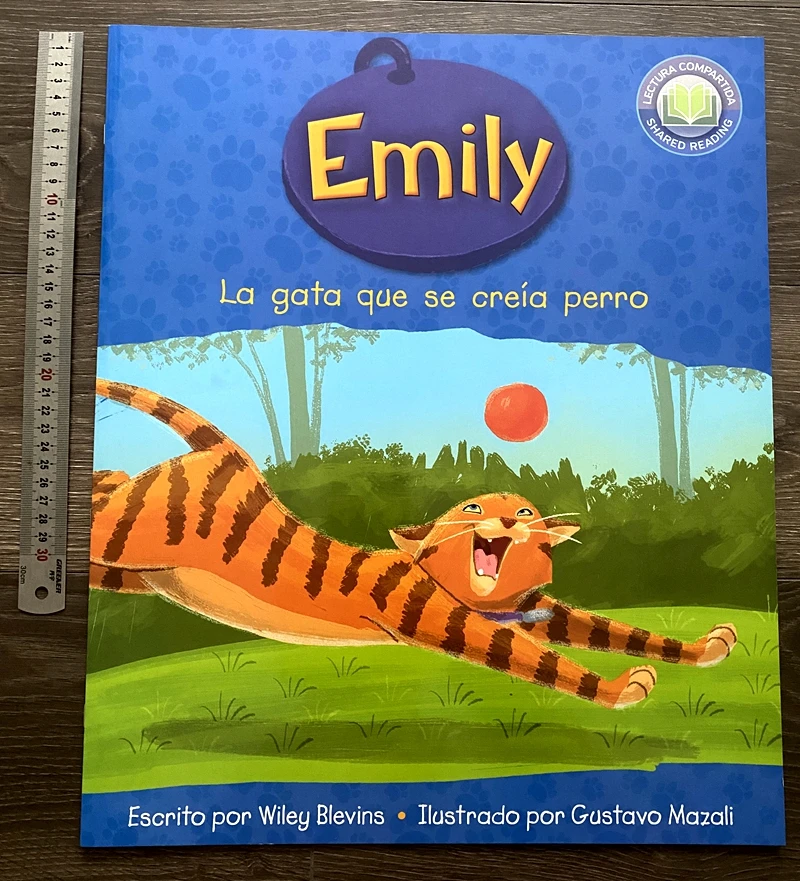 Random 1 Book Parent Child Kids Spanish Book Interesting Story Knowledge Education Reading Learning Libros Big Size Book Age 8