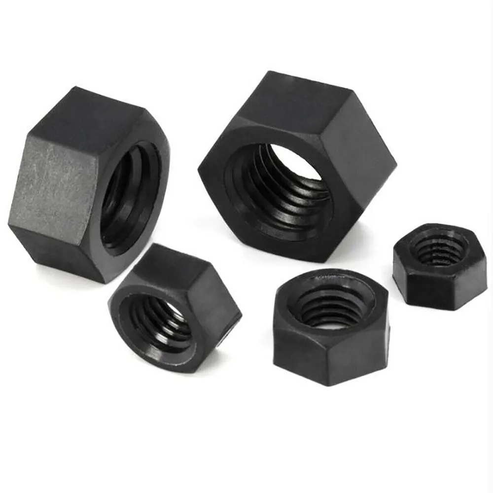 Tuerca hexagonal de nailon, tuercas hexagonales de aislamiento de plástico, color blanco y negro, 10/20 piezas, M2, M2.5, M3, M4, M5, M8, M10, M12