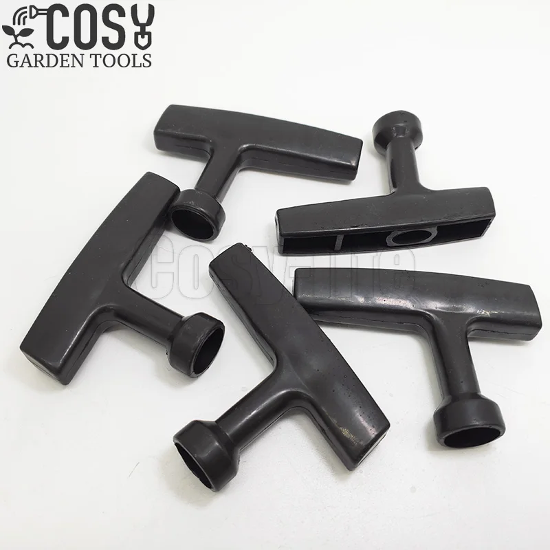 

5Pcs/lot Recoil Starter Pull Handle Grip For Chinese Chainsaw 45cc 52cc 58cc 4500 5200 5800 Spare Parts