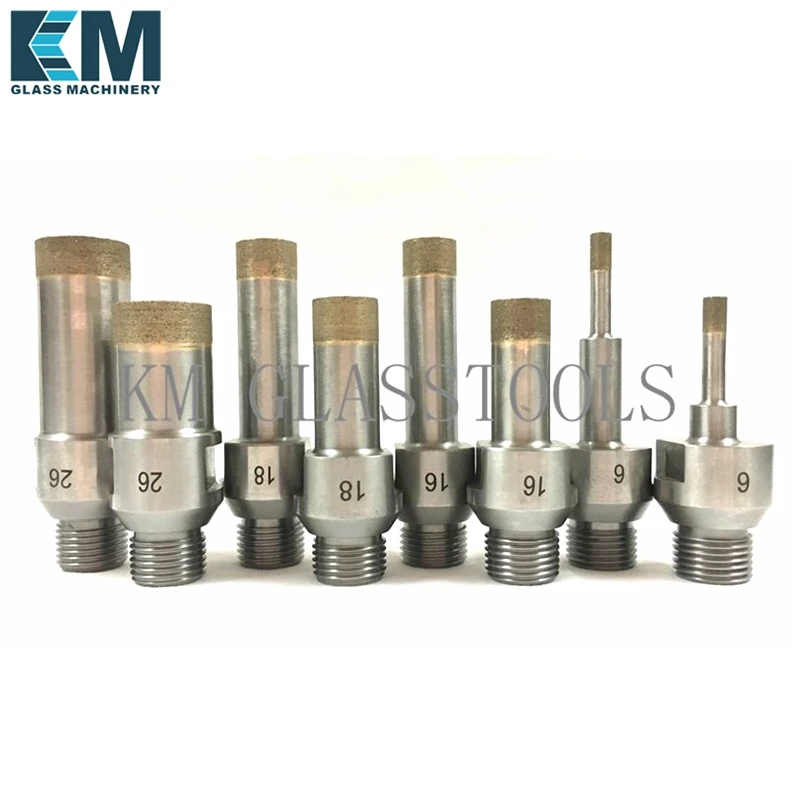 Free Shipping! Diameter 3mm~150mm,Sintered Diamond core drill bit,Belgium thread Mount-YG 1/2''.Glass drilling machine