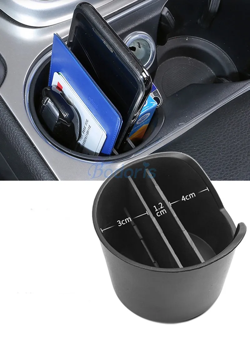 Interior Water Cup Holder Drinks Cup Holder Armrest Gap Storage Box Car Organizer For Porsche Cayenne 2018 2019 Accessories