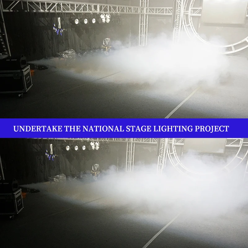 3000W Fog Machine Wire Control Remote Stage Smoke Machine with DMX512 Control  Stage Effect Equipment for DJ Disco Party Club