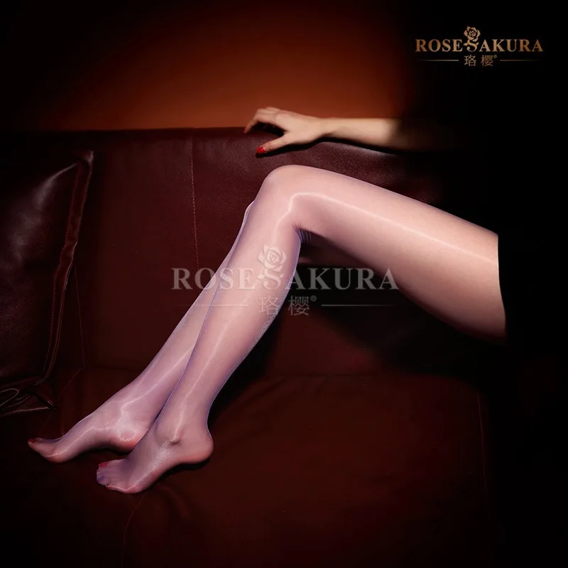 

Aurora Series Glossy Rosesakura T-band Closed Crotch Ultra-thin no waist Pantyhose Sexy Spandex Solid Fit 155-175cm Multi Color