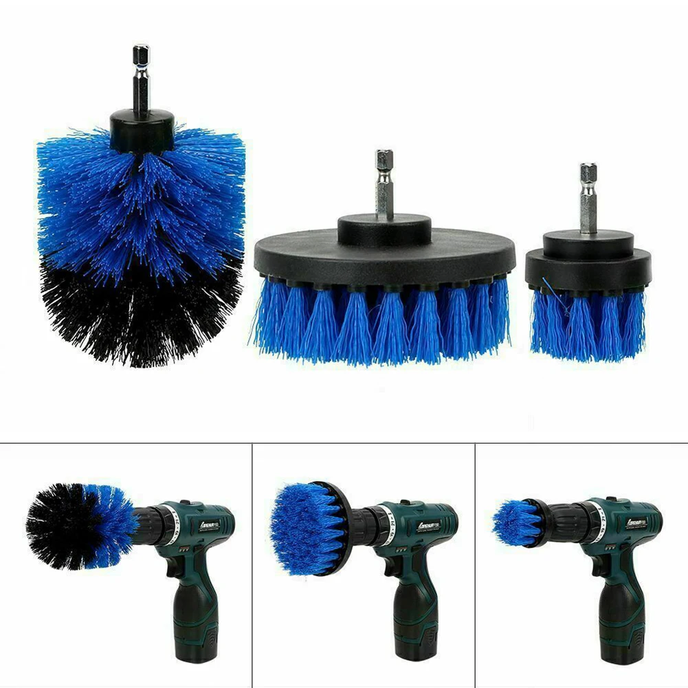 

Car Washing Brush Hard Bristle Drill Auto Detailing Cleaning Tools 3Pcs/set Car Styling