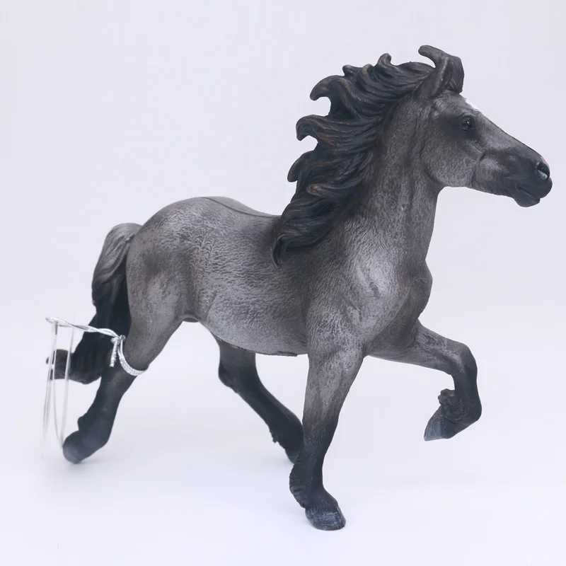 CollectA Horse Country Farm Animals Icelandic Stallion Blue Dun Simulation model Toy Figure #88826