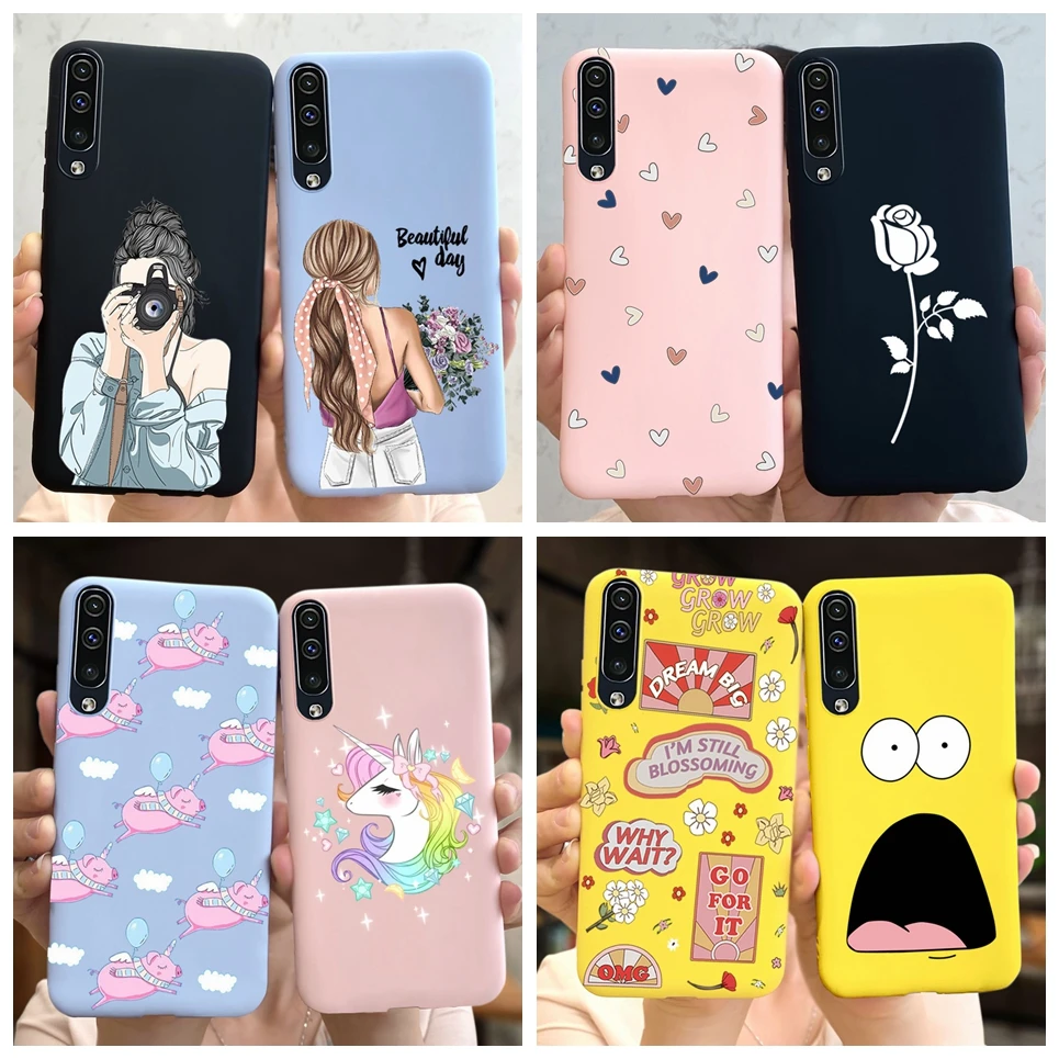 For Samsung A30s Case Unicorn Cute Fashion Pattern  SiliconeBack Cover For Samsung Galaxy A10 A10s A50 A50s A 10 A 50 Case Cover