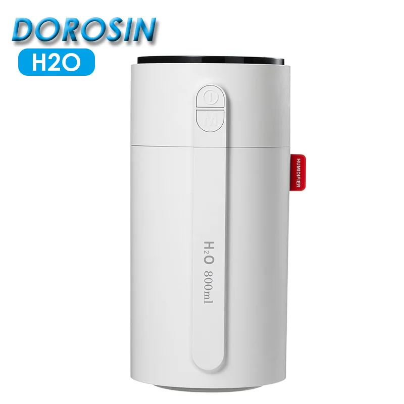 H2O Smart Induction Mini Humidifier Diffuser 2000mAh Battery Rechargeable 800ml Mist Maker Sprayer For Home Office Car