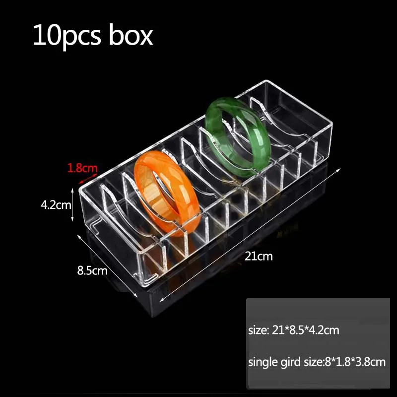 New Clear Cosmetic Storage Case, Jewelry Box, Bracelets Tray, Cosmetic Box, Eyeshadow Blush Holder, 10/20/40 Slots