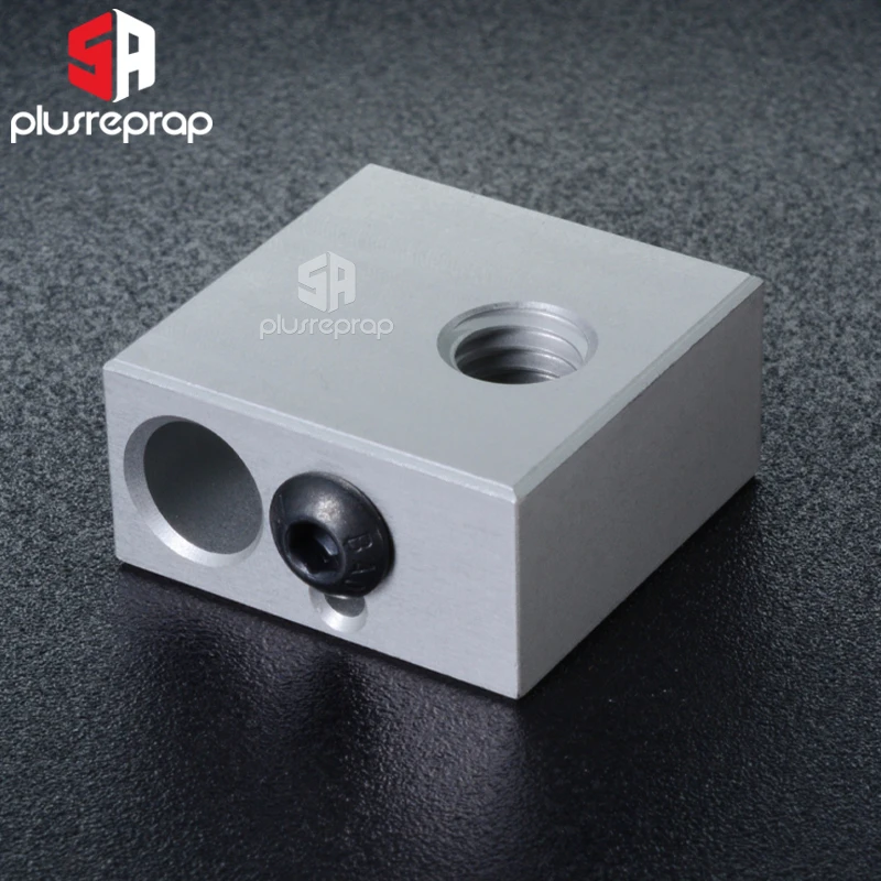 3D Printer Heat Block for MK7 MK8 Hotend Print Head MK8 Extruder Aluminum block