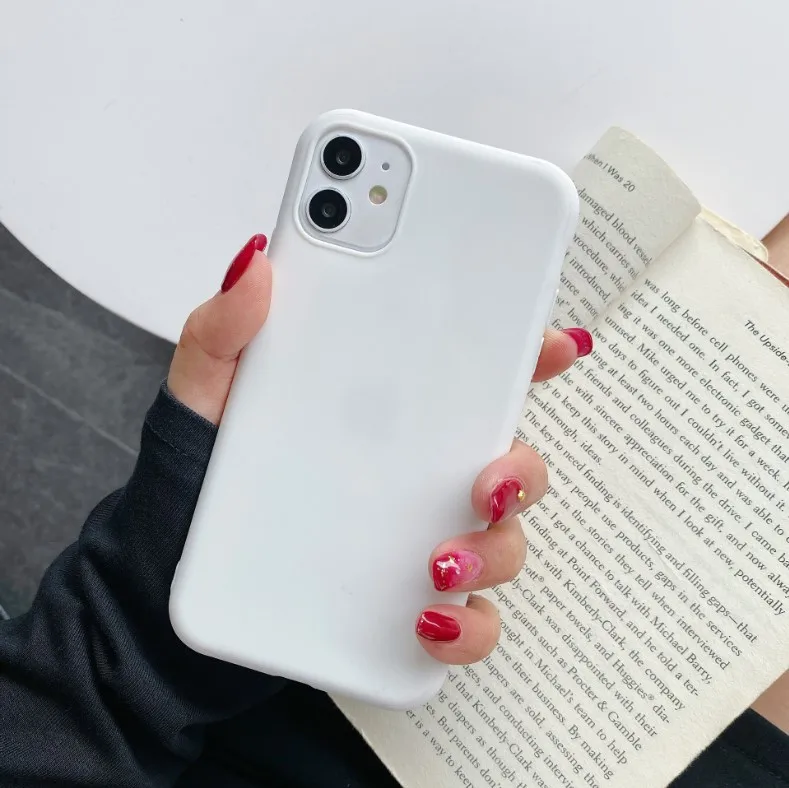Candy Farbe Silikon Telefon Fall Für iphone 13 14 Pro Max Funda Für iphone 11 12 Pro max 13 mini 14 Plus Matte Zurück Abdeckung Coque – Detail 25