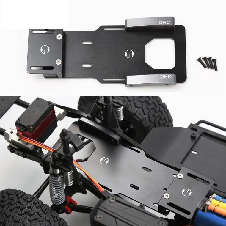 

RC Car Axial SCX10 II 90047 GRC 90046 low center gravity battery holder 7075 aluminum expansion flat board upgrade option parts