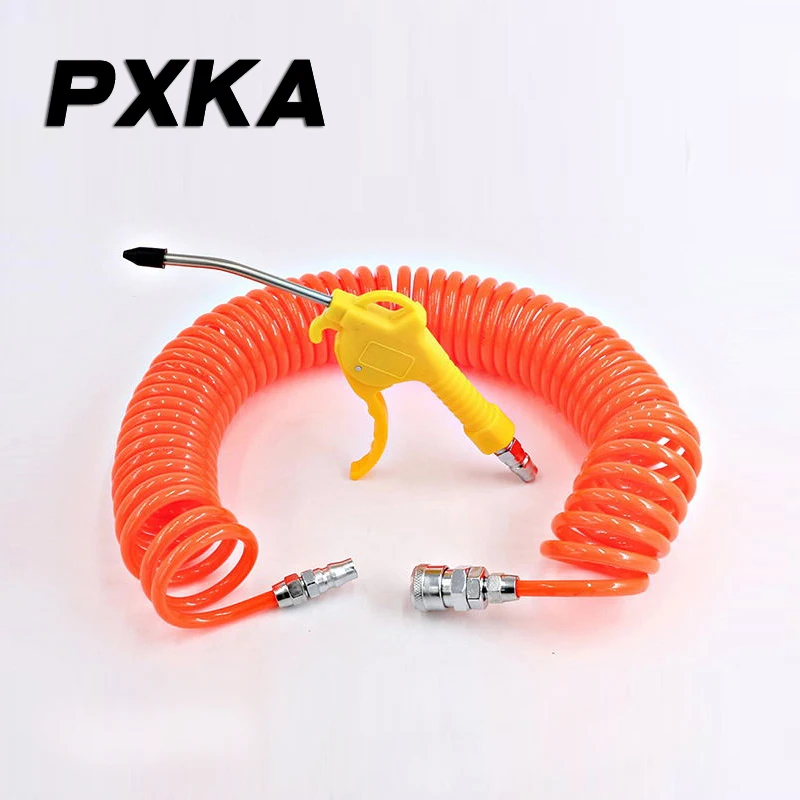 Car truck dust gun air tank dust gun cab three-way high-pressure air gun car air intake pipe blowing gun