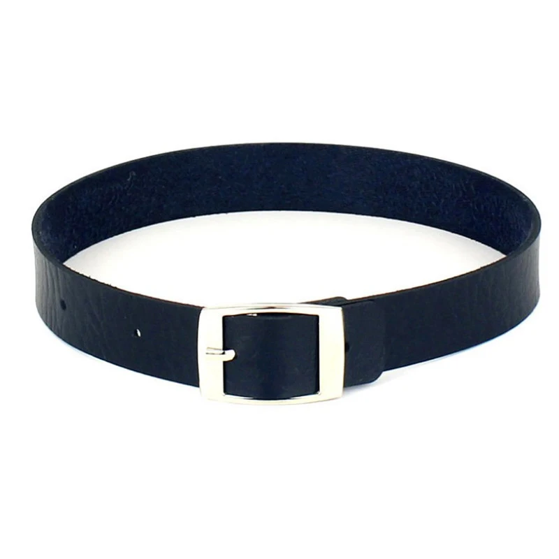 Women Black Punk Choker Collar Necklace Pu Leather Goth Belt Choker Necklace Pendientes Party Club Sexy Gothic Femme Jewelry
