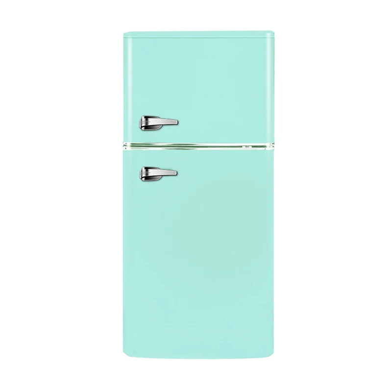 BCD-142UM Double Door Refrigerator Small Household 142L Large Capacity Retro Small Refrigerator Quick Freezing/Refrigeration