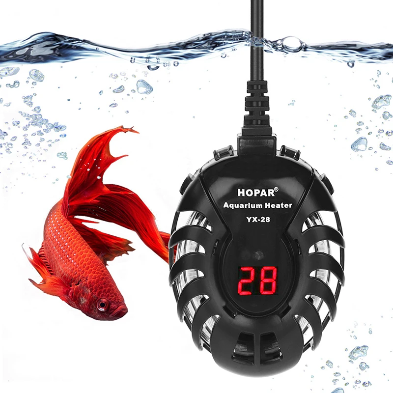 Digital Display Aquarium Heating Rod Temperature Controller Heater  Turtle Coral Thermostatic Cultivate For Fish Tank Heater Rod