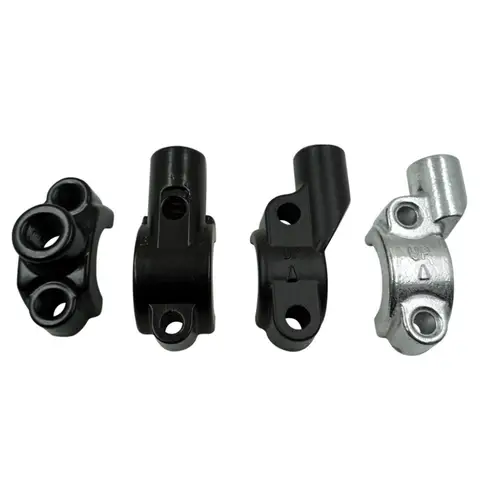오토바이 마스터 실린더 브레이크 레버 미러 마운트 클램프 22mm 핸들 바 10mm 스레드 용 후면보기 미러 홀더 어댑터