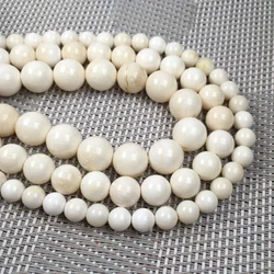 Natural shell beading Round Mother Of Pearl loose beads isolation bead for Jewelry Making DIY bracelet necklace Accessories