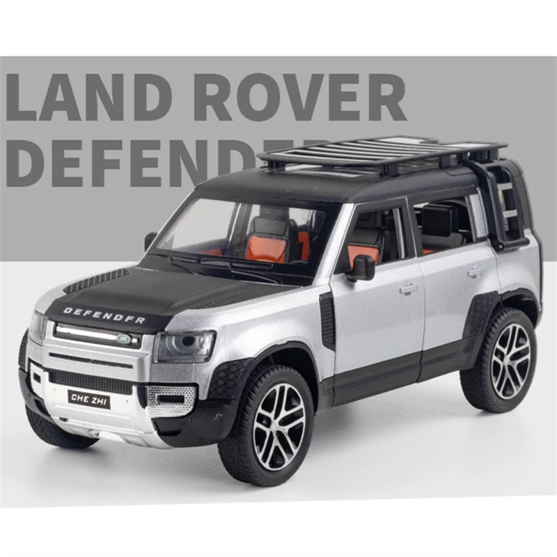 1/24 Land Rover Defender SUV Alloy Car Model Diecast & Toy Metal