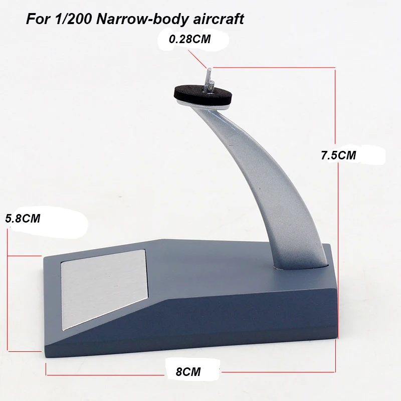 Plane Model Stand Bracket Support Base Aviation Aircraft Parts for 1:200 Scale Wide or Narrow Body Airliner Plane Model Stand