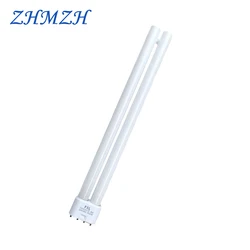 18W 24W 36W 40W 55W Fluorescent Lamp 4 Pins Twin-Tube Energy-saving Light  Base Energy Saving Tube H 2G11 White Yellow AC220V